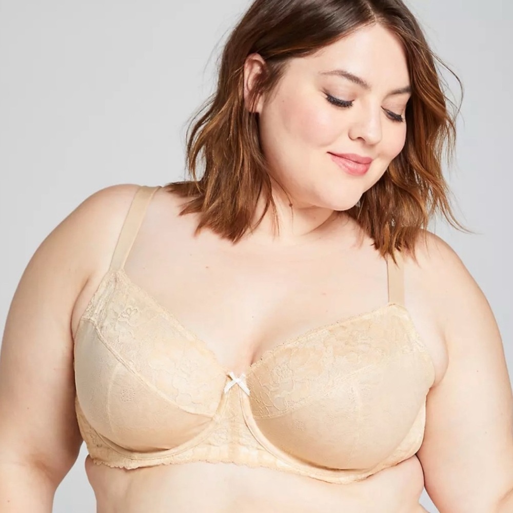 Cacique Lace Unlined Full Coverage Bra